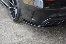 Heck Ansatz Flaps Diffusor passend f&uuml;r Mercedes-AMG C 43 Limo W205 FL schwarz Ho