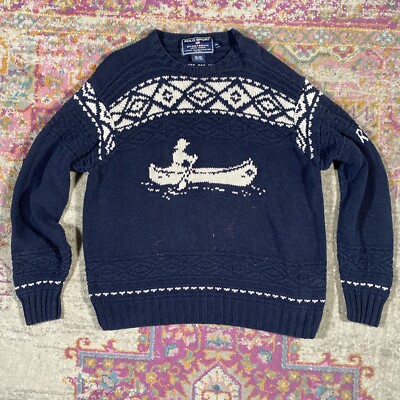 90's Ralph Lauren Polo Sport RL 67 Sportsman Canoe Linen