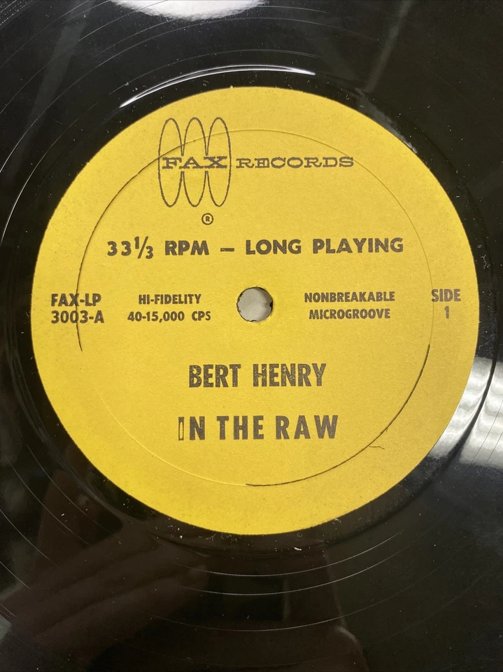 Bert Henry In The Raw FaxLP 3003 Choice Gems of Sex - Vintage Vinyl - Image 4 of 4