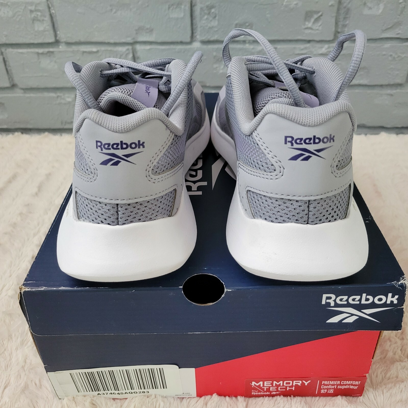 Reebok Women Energy Lux Training Lace-Up Sneakers Shadow/White/Silver US 7.5 M thumbnail 3