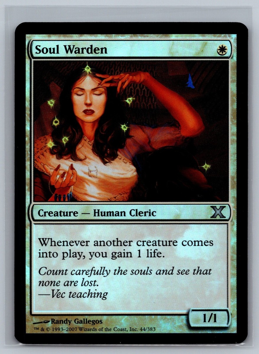 Magic MTG 10th Edition Soul Warden #44/383 Foil TCG CCG Tenth | eBay