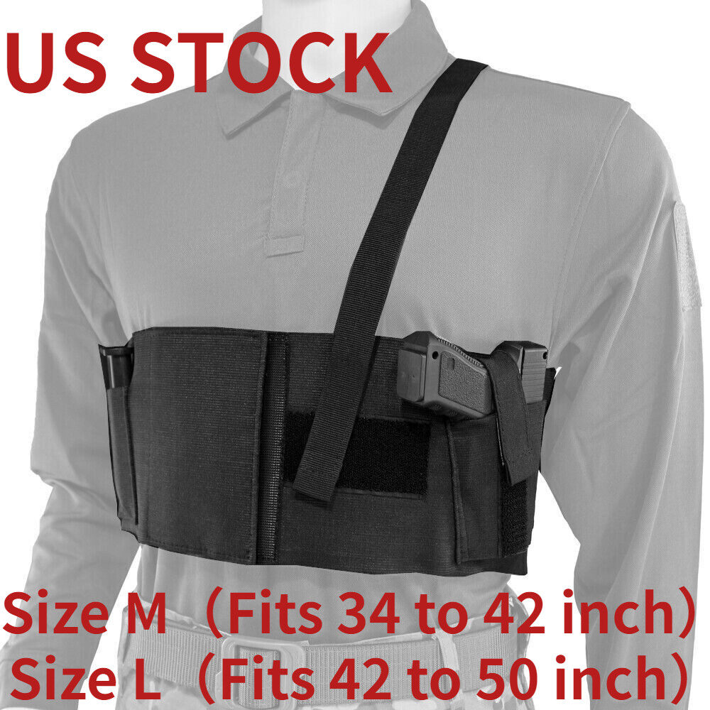 Belly Band Holster With Shoulder Straps Bb Gun Glock Quick Draw