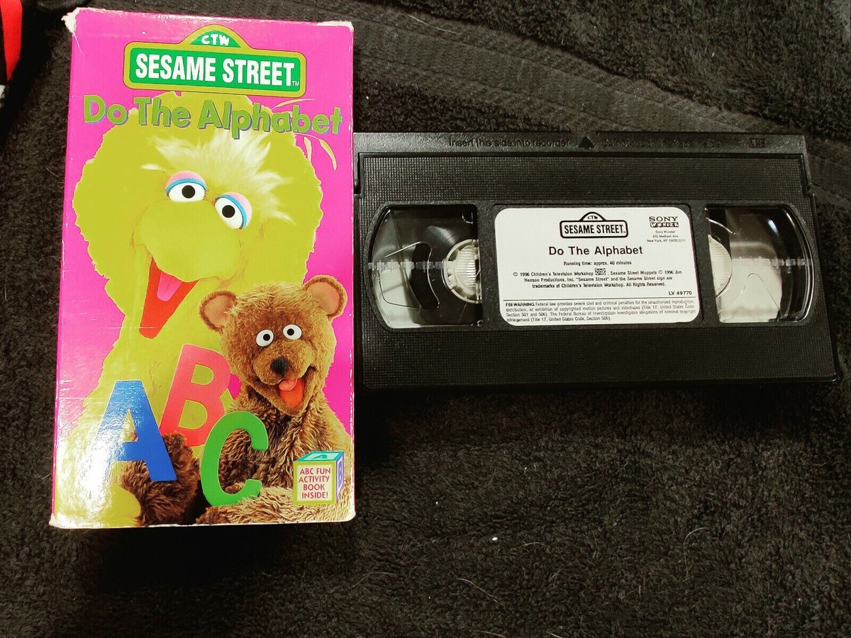 Sesame Street - Do the Alphabet (VHS, 1996) 74644977035| eBay