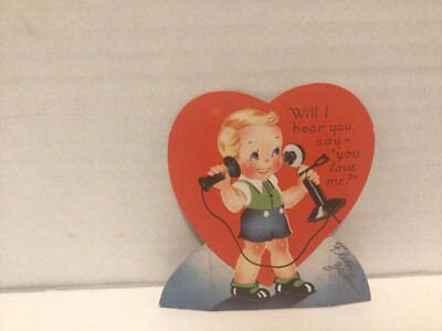 Vintage Boy on Telephone Hear u say u love me