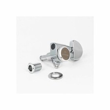 Gotoh Locking Machine Heads for Guitar, 3xL 3xR, Ratio 1:18, Chrome Button, Chro