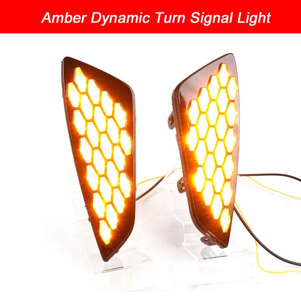 Daytime Running Lights LED DRL Fog Lamp Replacement Bumper For Toyota Sienna XSE - Image 3 of 4