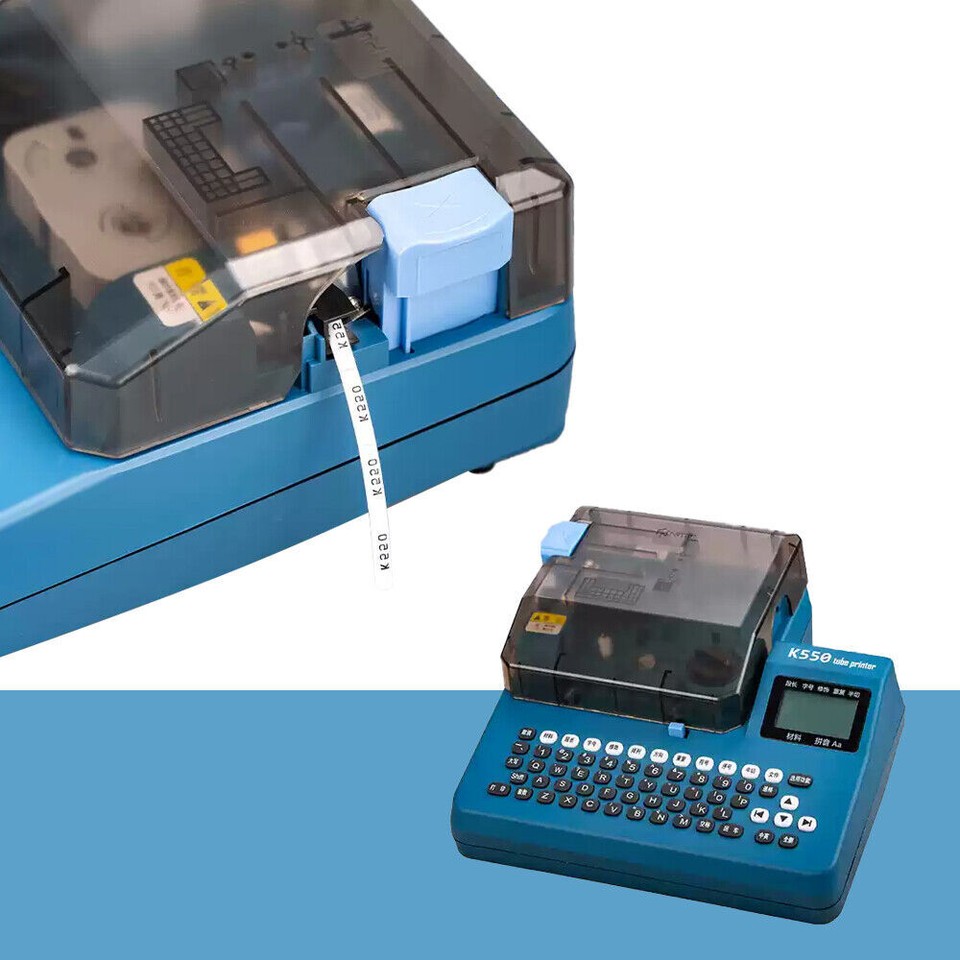 Wire Label Number Tube Printer Heat Shrink Tube Label Marking Machine