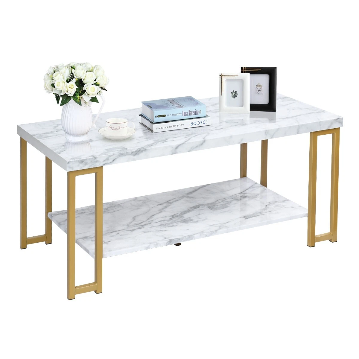Tea table with marble top outlet