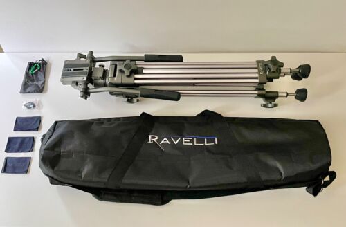 Ravelli AVTP Pro Tripod Camera / Camcorder Heavy Duty Fluid Head - Used Once