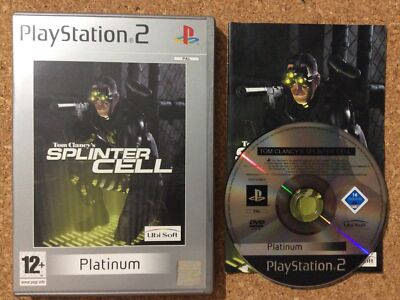 Splinter Cell - Sony PS2 Playstation 2 (2002) komplett mit Handbuch - sehr guter Zustand