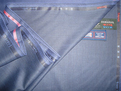 DORMEUIL SUPER120's WOOL SUITING FABRIC 