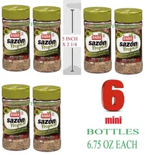 Badia Sazon Tropical Seasoning 1/2/6 MINI BOTTLES (6.75 OZ EACH) FRESH