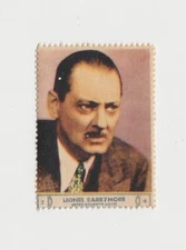 Lionel Barrymore 1932 National Screen Star Stamp - Clean Back - E5 - Film Star
