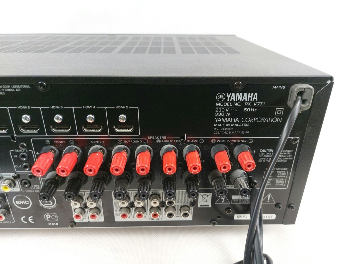 YAMAHA AVレシーバー RX-V771(B) ブラック RX-V771B YAMAHA AVレシーバー RX-V771(B) ブラック RX-V771B