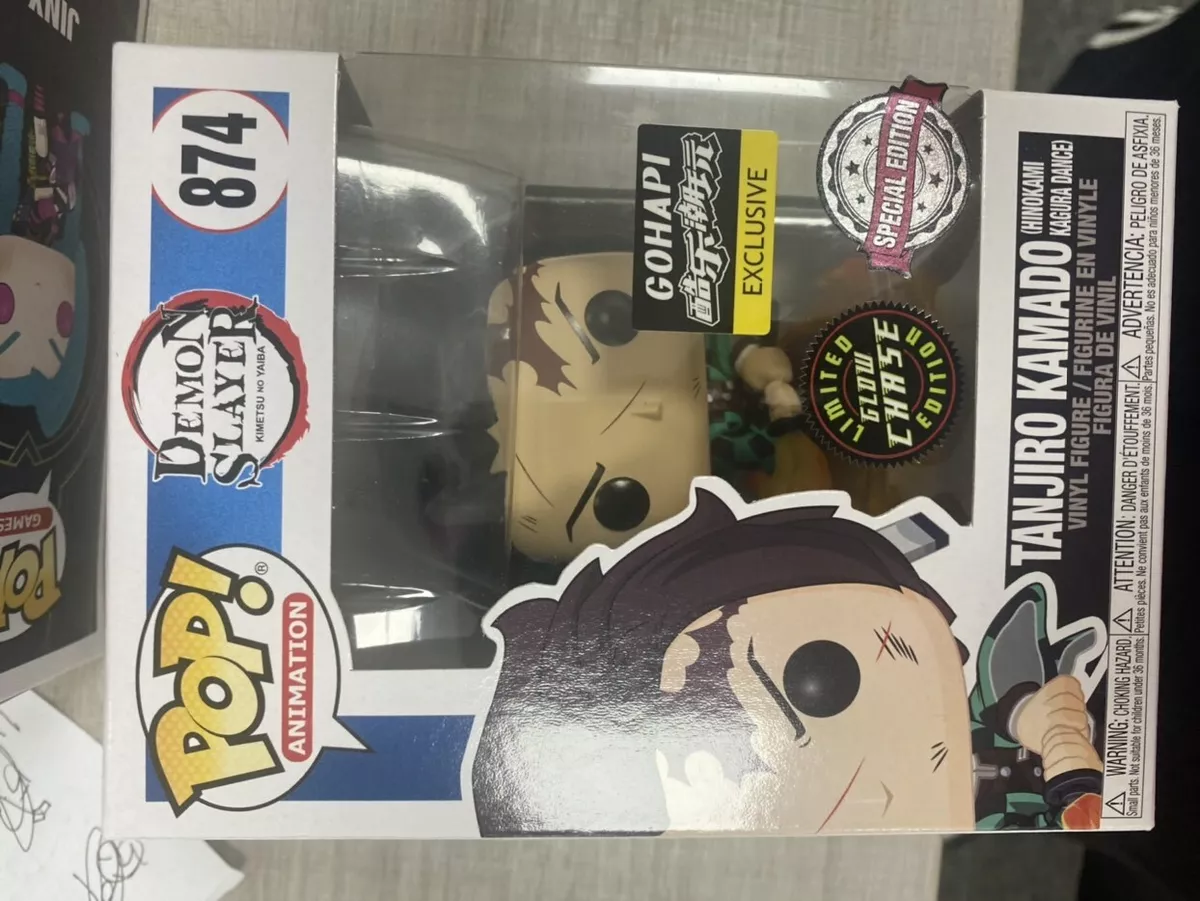 Funko Pop Chase Demon Slayer - Tanjiro Kamado (exclusive Glows In