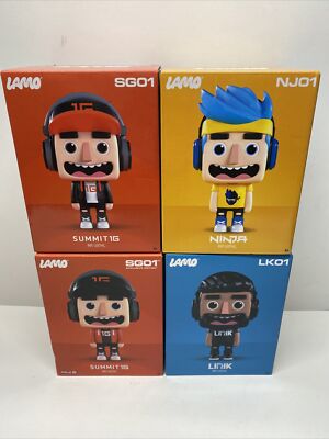 Lamo AR Vinyl Streamer Figures LOT of Ninja Lirik Summit 1G