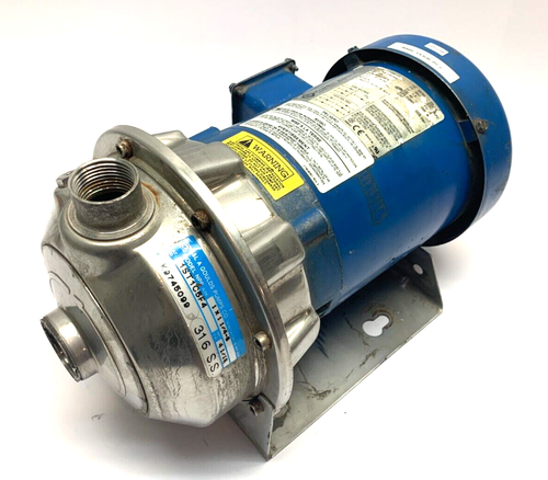 Goulds 1ST1C5F4 NPE Series Centrifugal Pump 1 x 1-1/4-6 3450/2875 RPM 1/2 HP - Picture 2 of 12