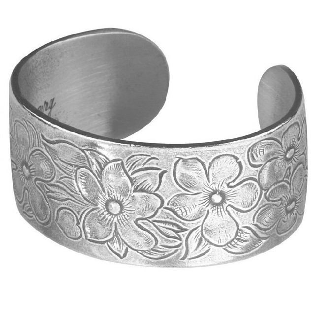Salisbury Pewter Flower of the Month Cuff Bracelet Classic Design eBay