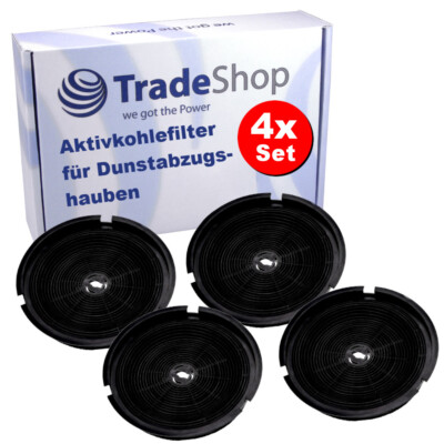 4x Aktivkohlefilter für NT-AIR KA7000-90 KA7001 TGR04/60 TLC S 90cm TLX IX 60