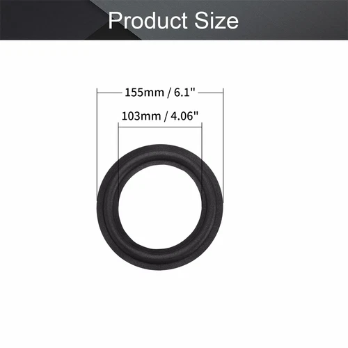 4/5/6/8/10/12 Speaker Foam Edge Surround Rings For Speaker Repair SubWoofer - Picture 19 of 32