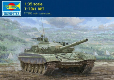 Trumpeter 09604 1:35 Scale T-72M1 MBT Plastic Model Tank Kit