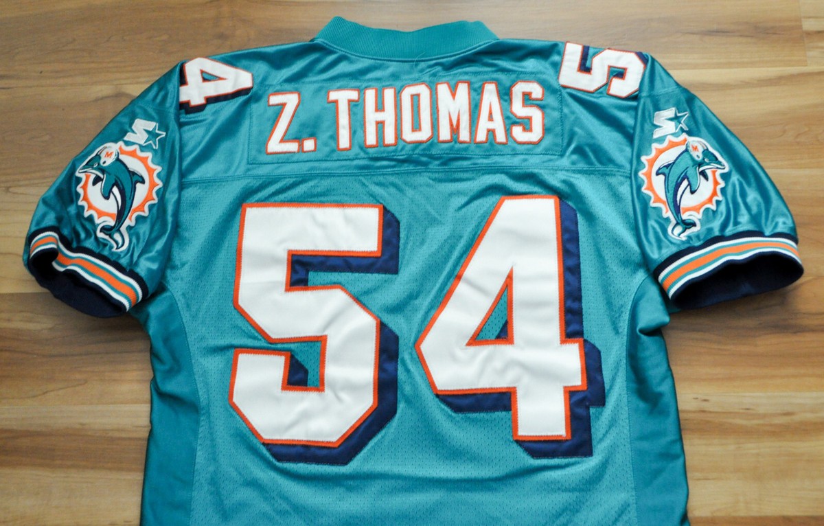 Zach Thomas Miami Dolphins Starter Jersey Pro Line Authentic Teal