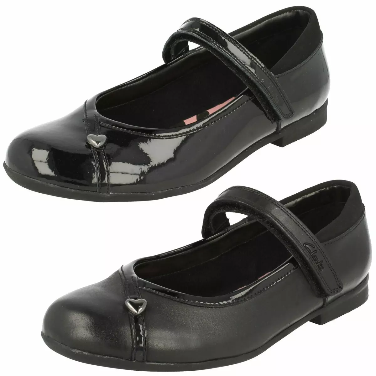 Girls Clarks School Shoes Movello Lo eBay