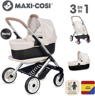 Smoby Spielzeug Rollenspiel Puppen 3in1 Puppenwagen Maxi Cosi 7600253122