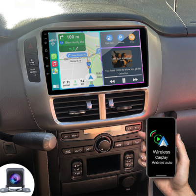 9'' Car Stereo Apple CarPlay Android 12 Radio GPS Navi For Honda Pilot 2006-2008