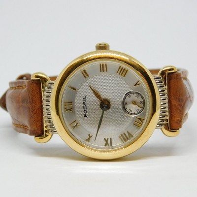 FOSSIL Authentic PC-9608 Genuine Leather Quartz Analog  display picture 2