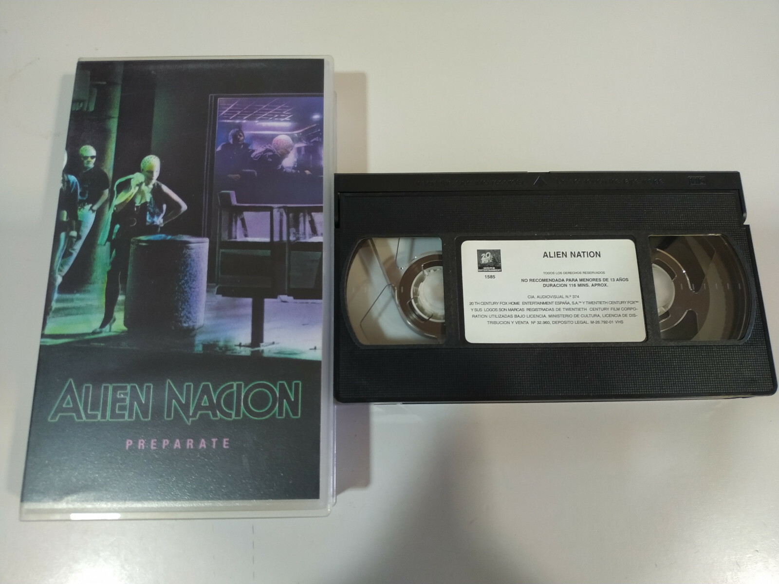 Alien Nation James Caan Terror - VHS Tape Spanish