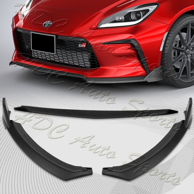 For 2022-2024 Toyota GR86 ST-Style Matt Black Front Bumper Spoiler Splitter Lip For 2022-2024 Toyota GR86 ST-Style Matt Black Front Bumper Spoiler Splitter Lip