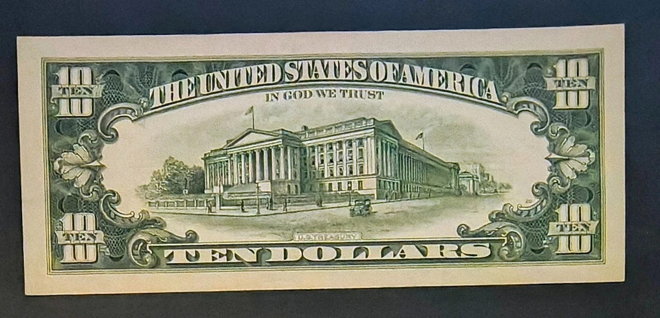 1963 A Ten Dollar Bill Uncirculated - Image 2 of 2