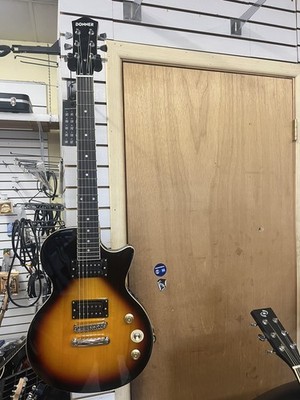 Donner DLP-124 Guitar Classic Humbucker 202H-H Pickups Solid Body In Sunburst