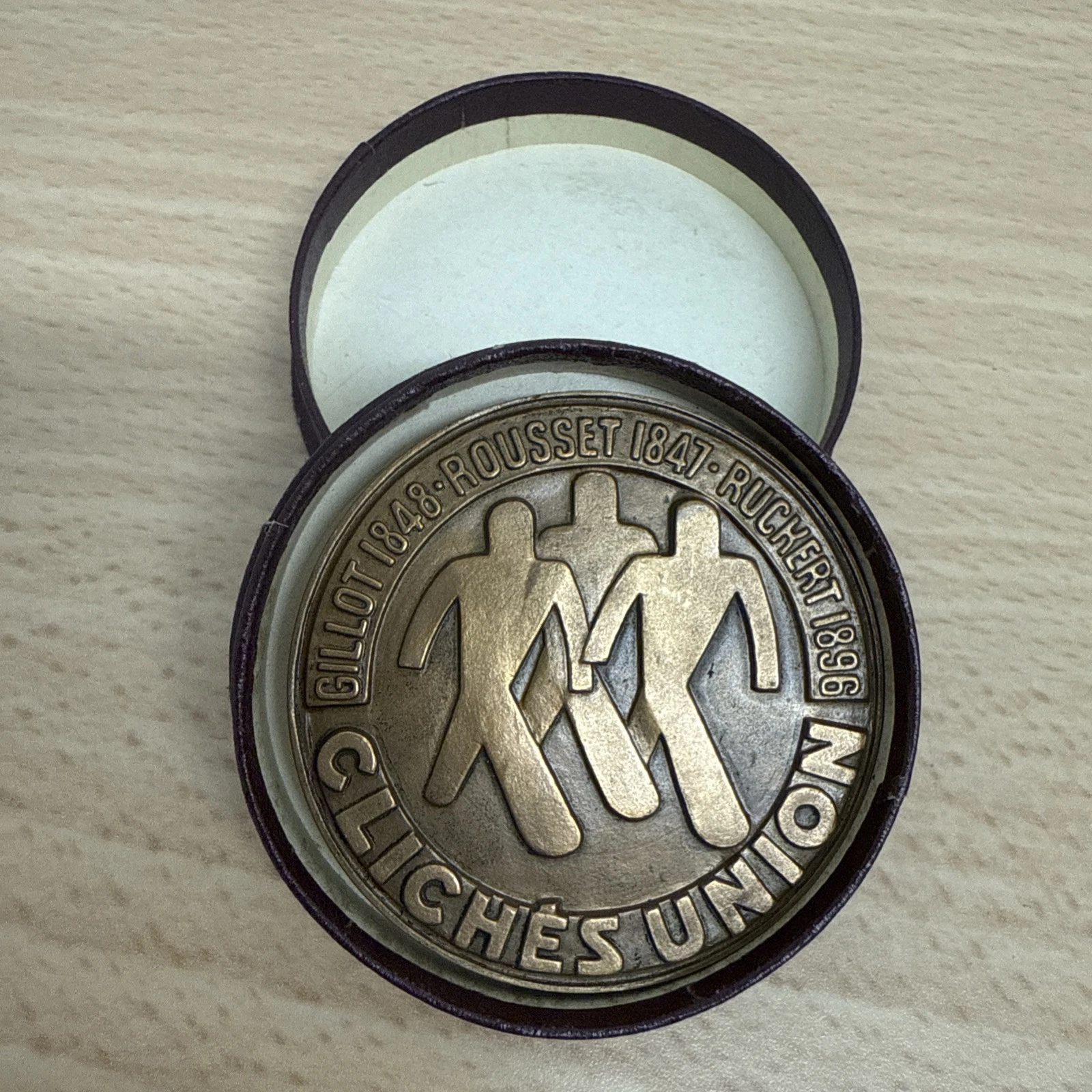 Médaille Clichés Union En Bronze