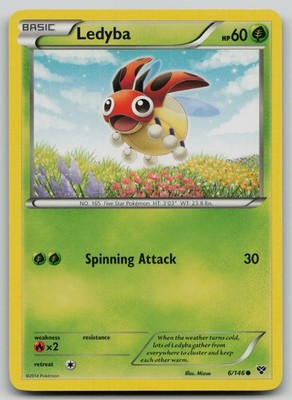 Ledyba - #6/146 XY Base Set MP