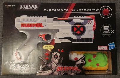 NERF Deadpool Rival Kronos XVIII-500 Blaster - NEW