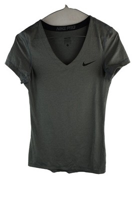 NIKE T-Shirt Pro Grau Größe S Damen Freizeit Outdoor Oberbekleidung Training