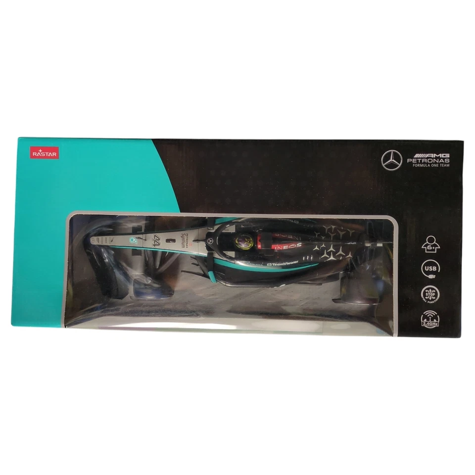 RASTAR Mercedes-AMG W15 1/12 Scale Model Formula One Remote Control Racing Car - Image 2 of 4