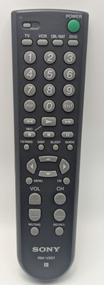 SONY RM-V201 Universal Multi-Function 4-Device TV VCR DVD CBL SAT Remote Control