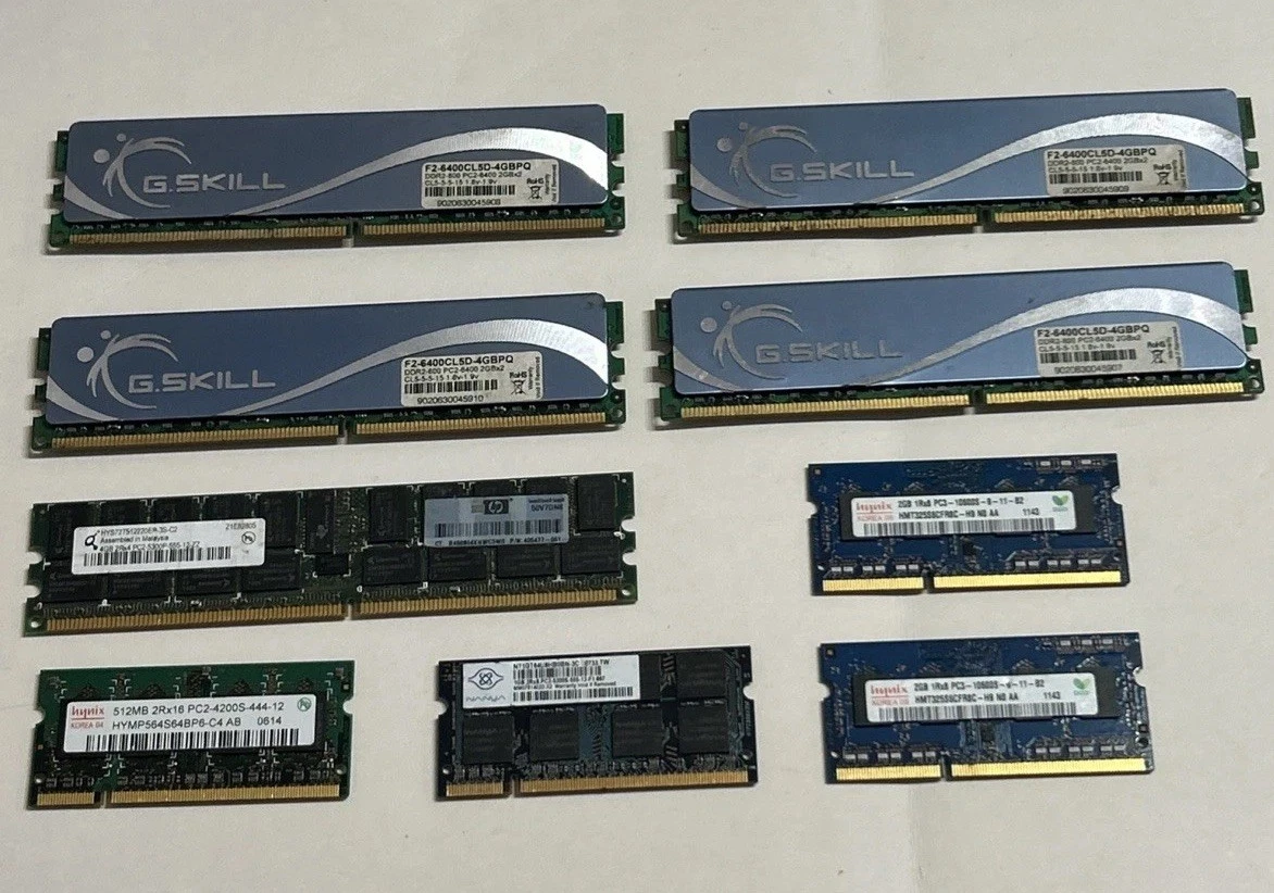 G. SKILL DDR2 SDRAM Computer 4 GB Capacity per Module Memory (RAM