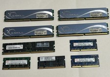 Mixed Lot Of Ram 9 Sticks 5-4GB, 2-2GB, 1-1GB, 1-512MB - G. Skill Hynix Nanya HP