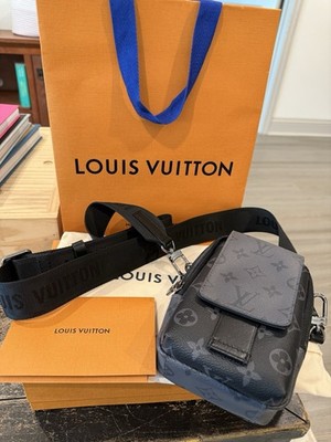 Louis Vuitton Double Phone Pouch NM Reverse Monogram Eclipse Canvas M81321