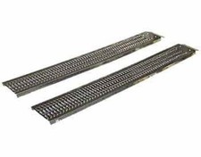 Pair of 1000 LB Steel Truck Metal Loading Ramps Load Planks for ATV Vehicle Auto
