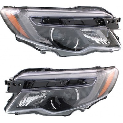 For 2016 2017 Honda Pilot Headlight Driver and Passenger Side Pair CAPA Halogen