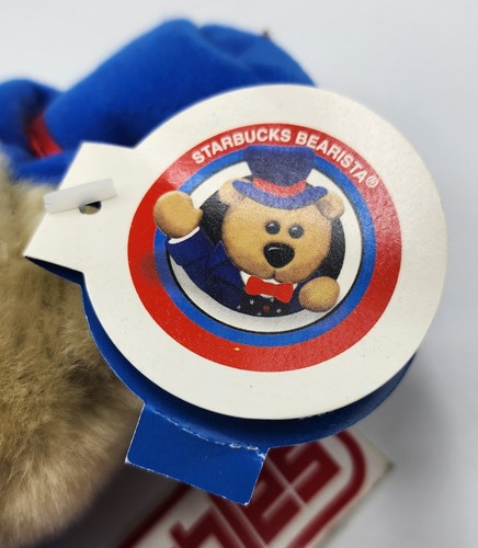 Starbucks Bearista 20th Edition 2002 Uncle Sam 4th of July Bear - Picture 4 of 6