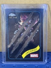2025 Topps Chrome Marvel Jackpot Black Clawed Refractor SP 7/10 #81
