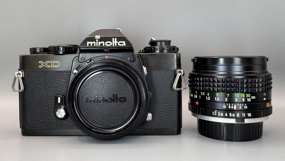 [Exc+5] Minolta XD Film Camera MD Rokkor 50mm F/1.7 Lens From JAPAN #CM256 - Image 2 of 4