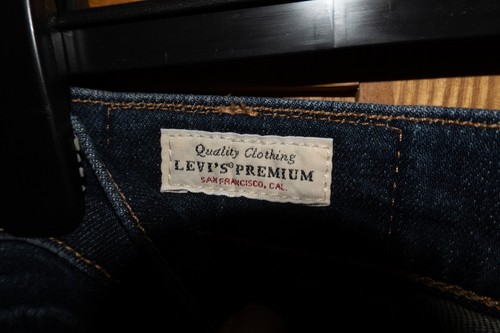 Levi’s 512 men’s jeans blue denim - slim tapered fit W36 L32 classic - Picture 4 of 5
