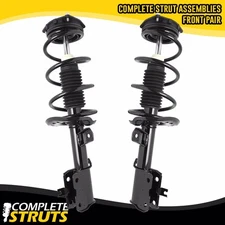 Front Quick Complete Strut & Coil Springs Pair for 14-15 Nissan Rogue Select AWD